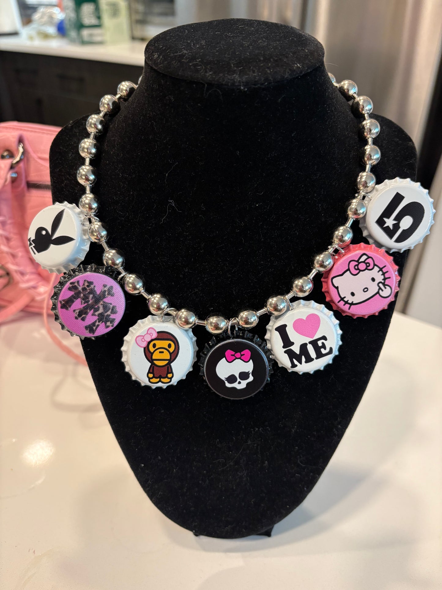 custom capped ball choker