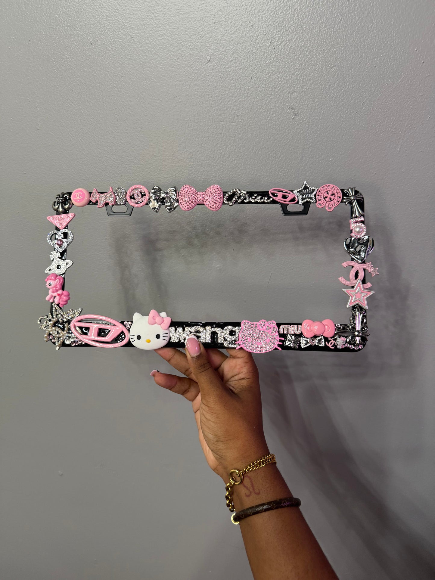 custom license plate cover