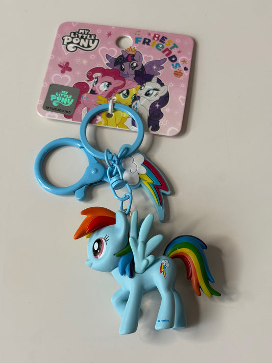 mlp rainbow keychain 🍭 ੈ✩‧₊˚