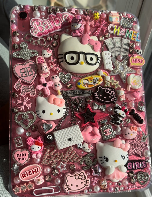 custom nerd kitty ipad case