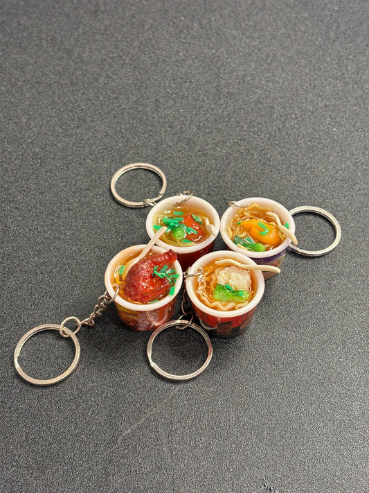 ramen keychain