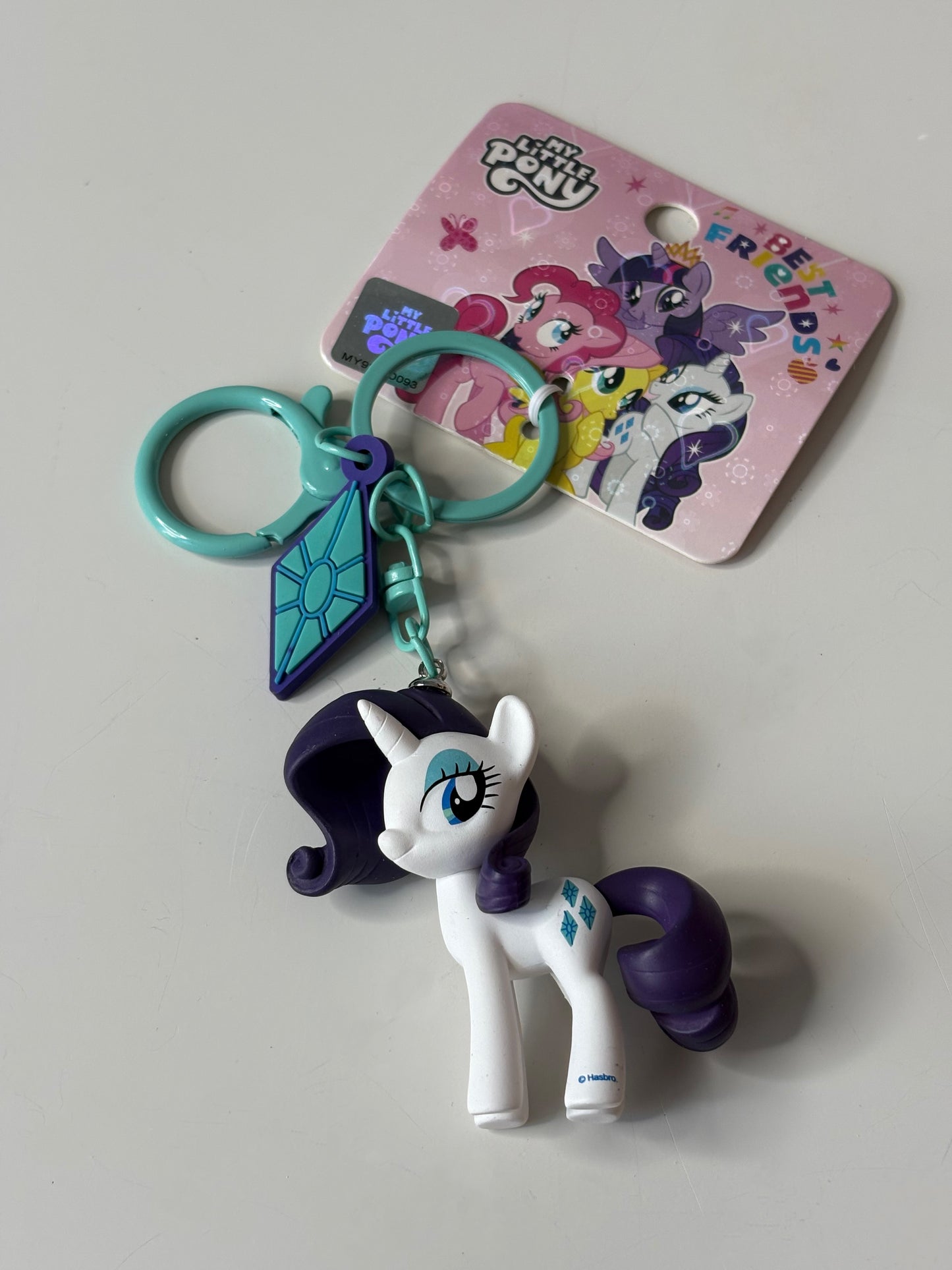 mlp rarity keychain 🔹 ੈ✩‧₊˚