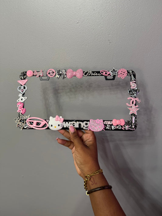 custom license plate cover